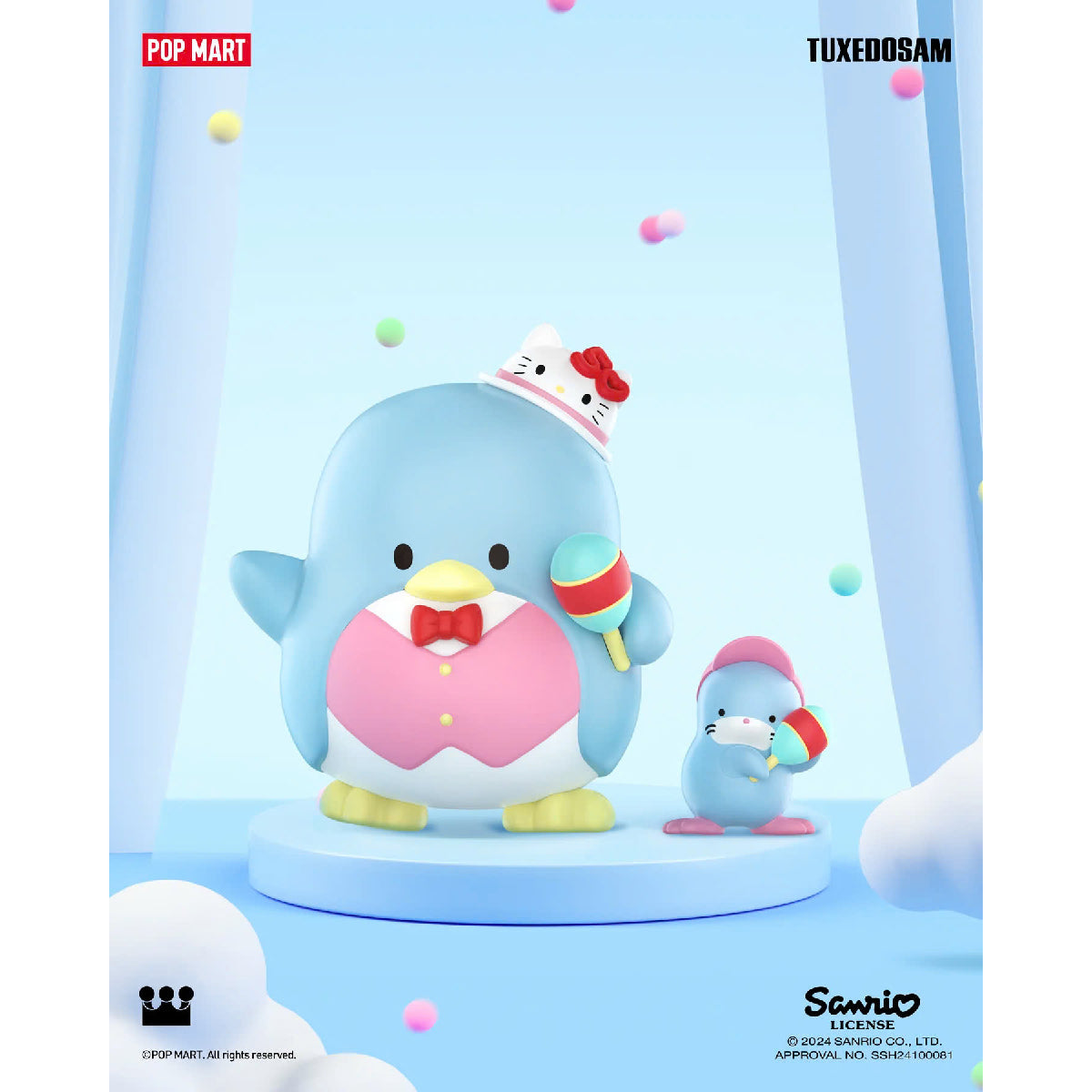 Sanrio Characters Hello Kitty 50th Anniversary Pop Mart Figure - Mô hình Blind Box - POP MART