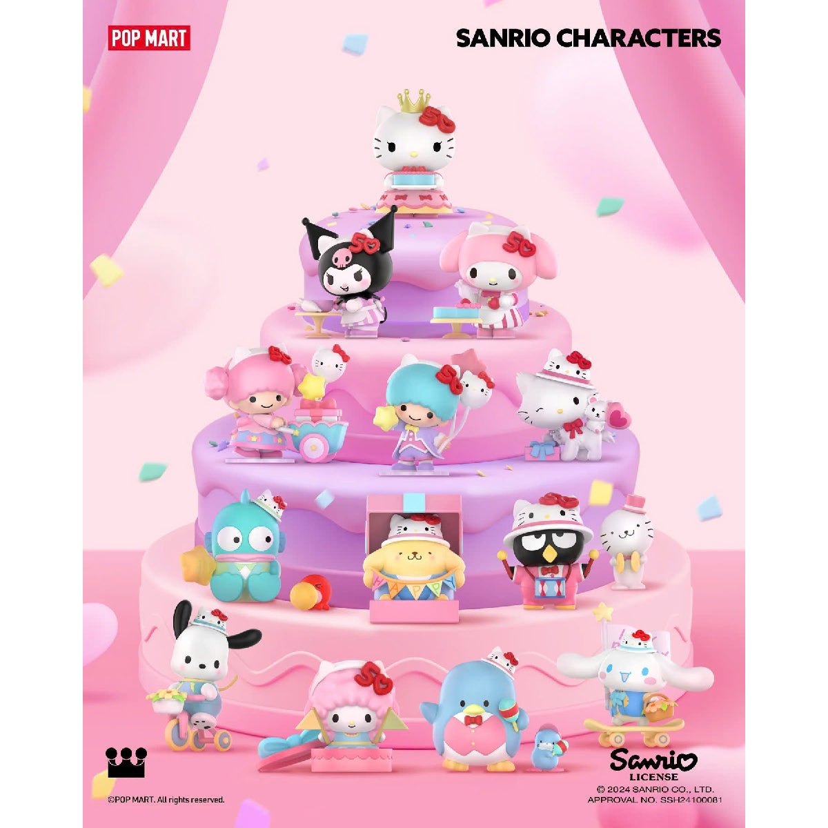 Sanrio Characters Hello Kitty 50th Anniversary Pop Mart Figure - Mô hình Blind Box - POP MART