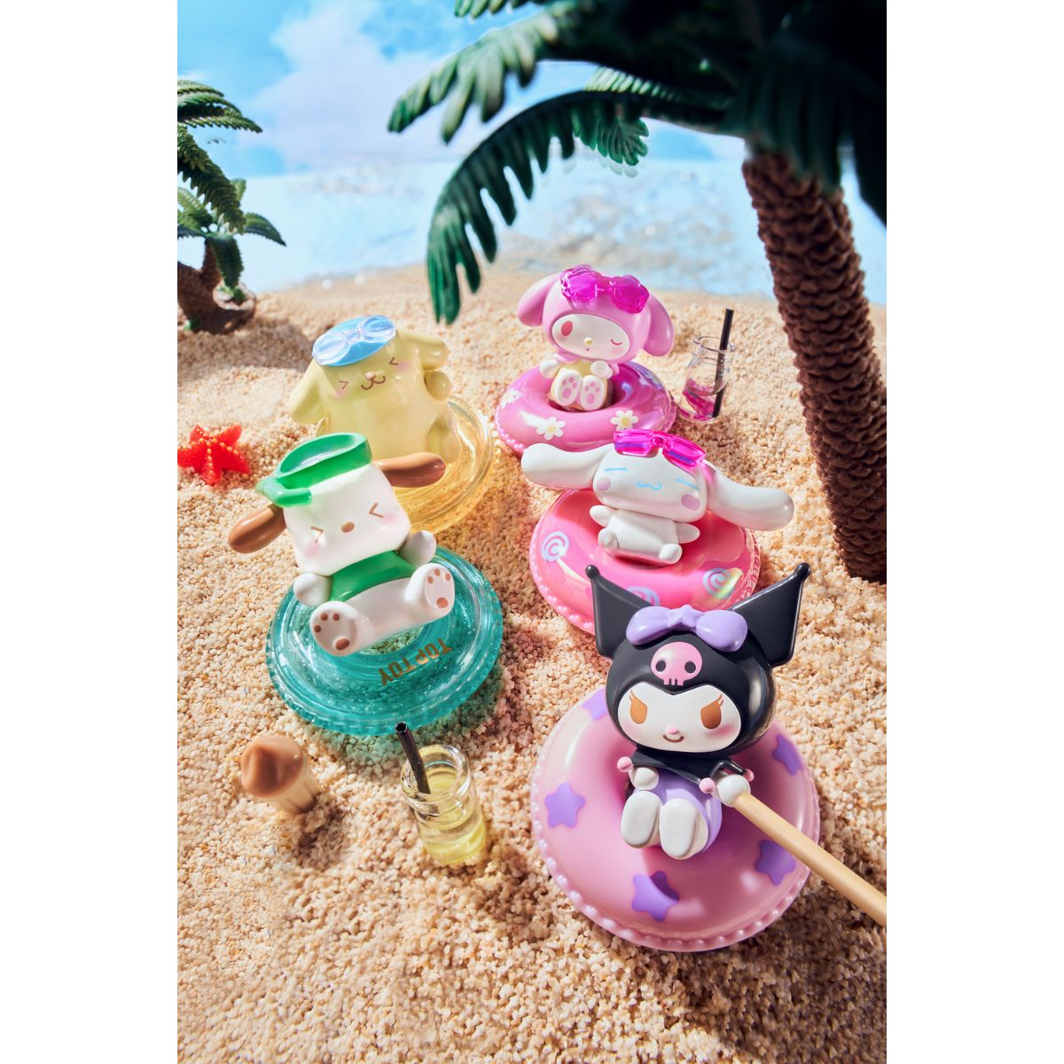 Sanrio Characters Mini Swin Ring Series - Mô hình túi mù bất ngờ - TOP TOY 2302946110101