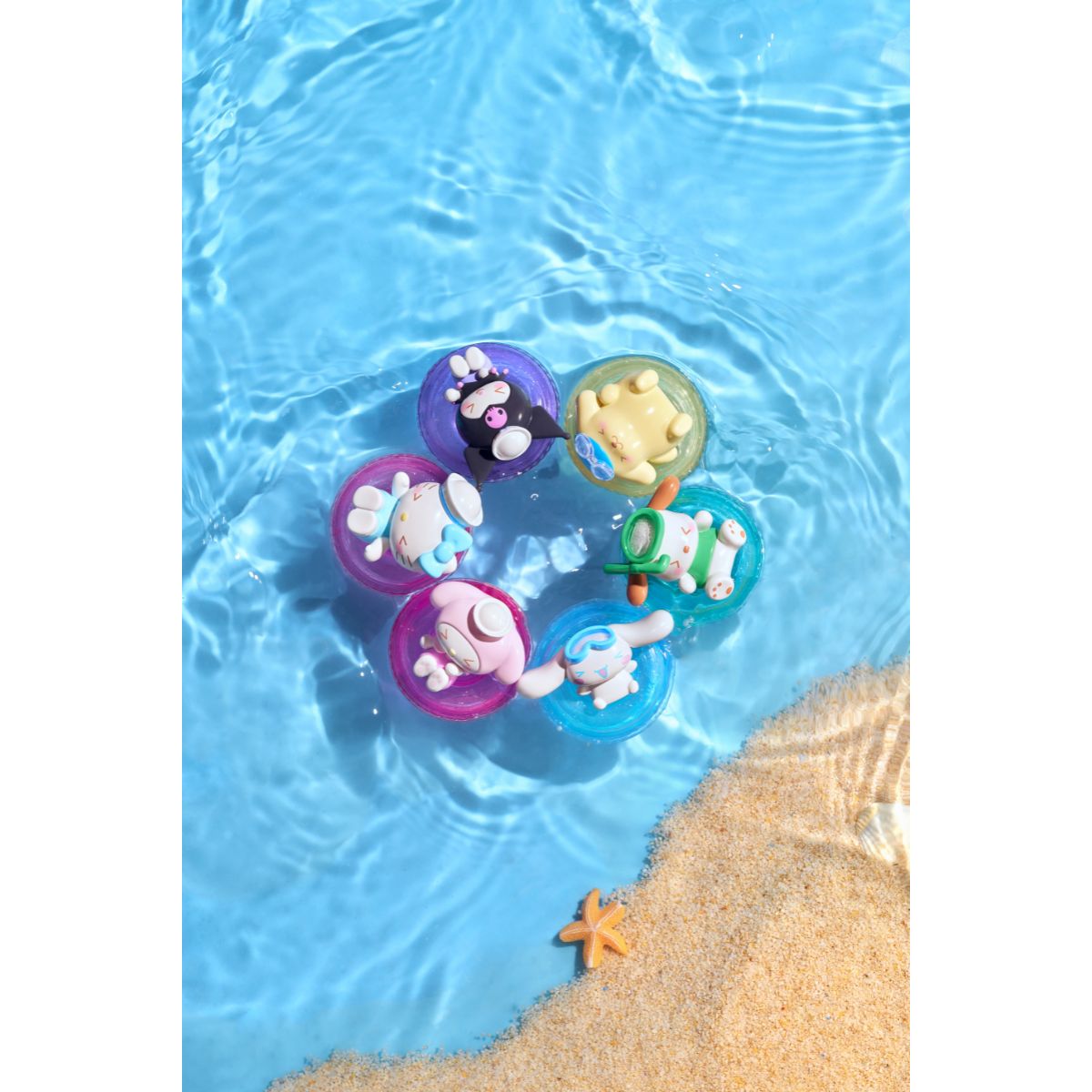 Sanrio Characters Mini Swin Ring Series - Mô hình túi mù bất ngờ - TOP TOY 2302946110101