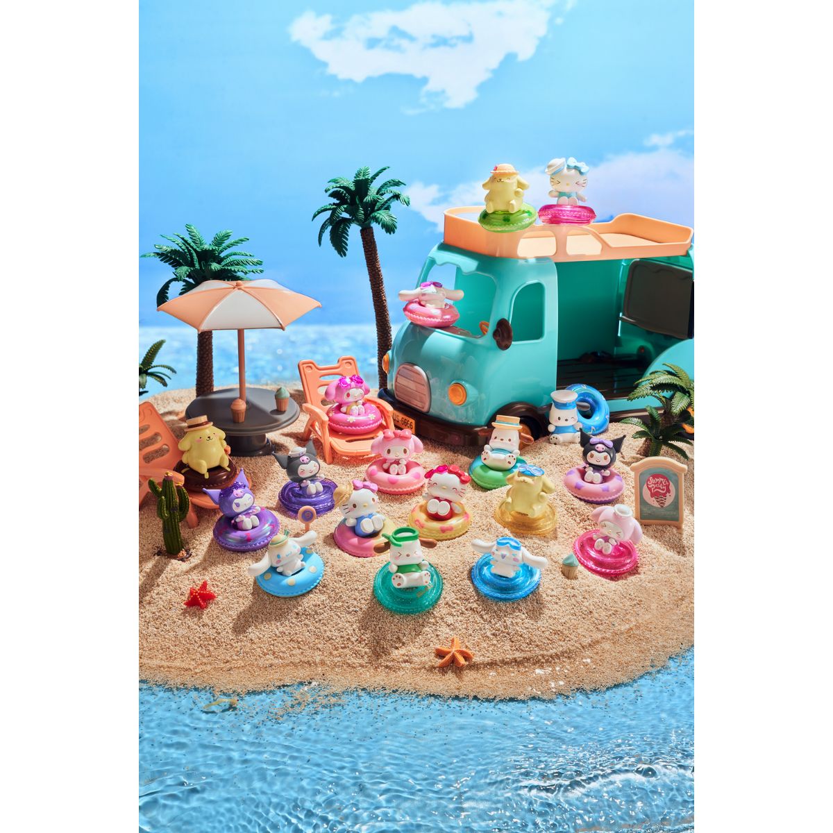 Sanrio Characters Mini Swin Ring Series - Mô hình túi mù bất ngờ - TOP TOY 2302946110101