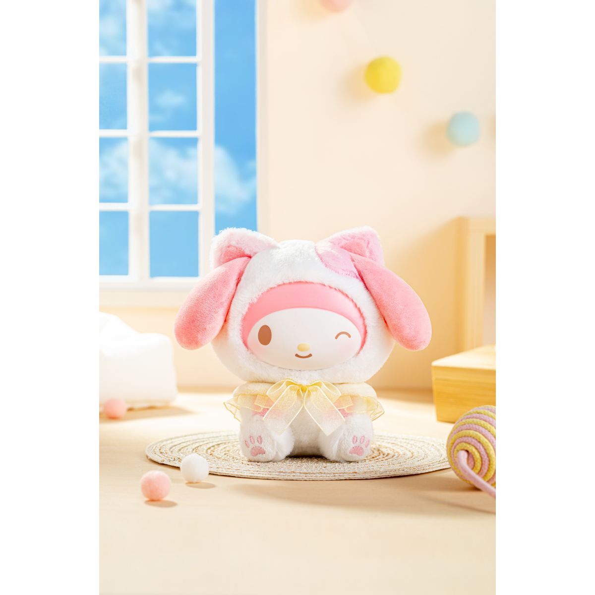 Sanrio Characters Play With Kittens Series - Mô hình Blind Box Gấu Bông - TOP TOY