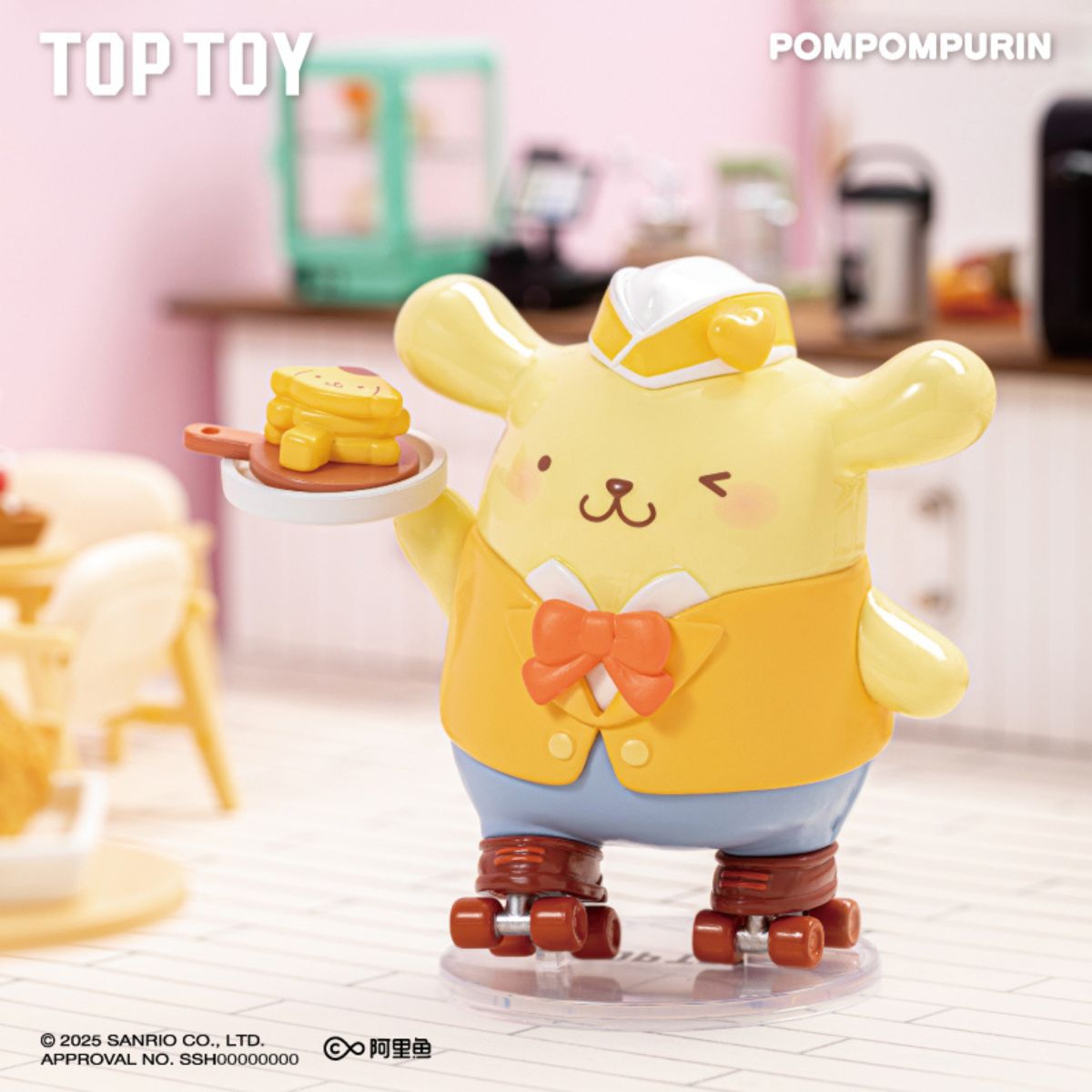 Sanrio Characters Rollers Skating Restaurant Figures - Mô hình Blind Box - TOP TOY