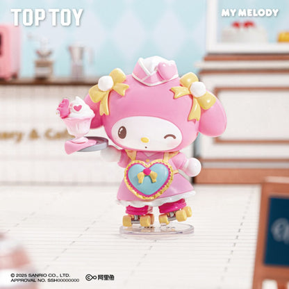 Sanrio Characters Rollers Skating Restaurant Figures - Mô hình Blind Box - TOP TOY