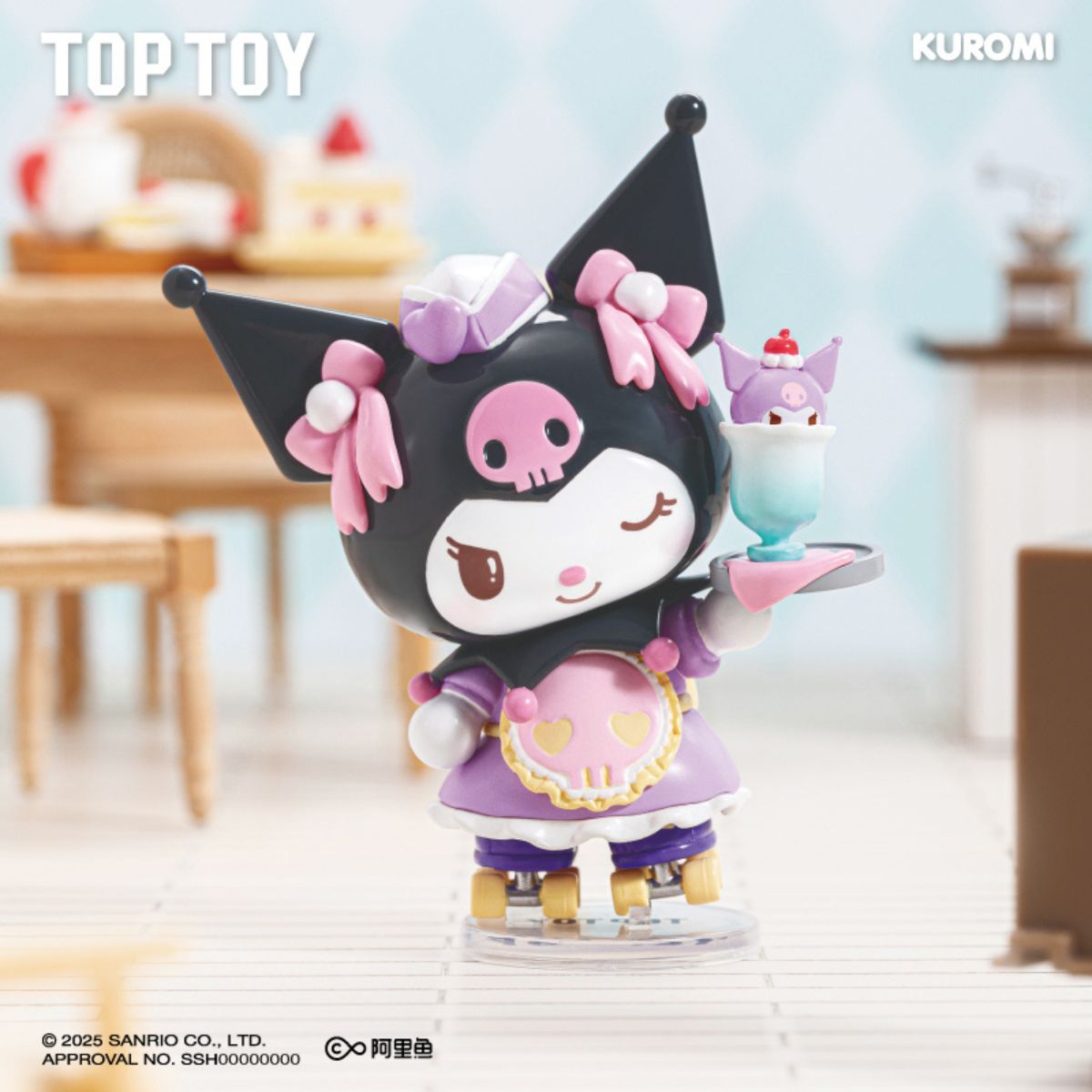 Sanrio Characters Rollers Skating Restaurant Figures - Mô hình Blind Box - TOP TOY
