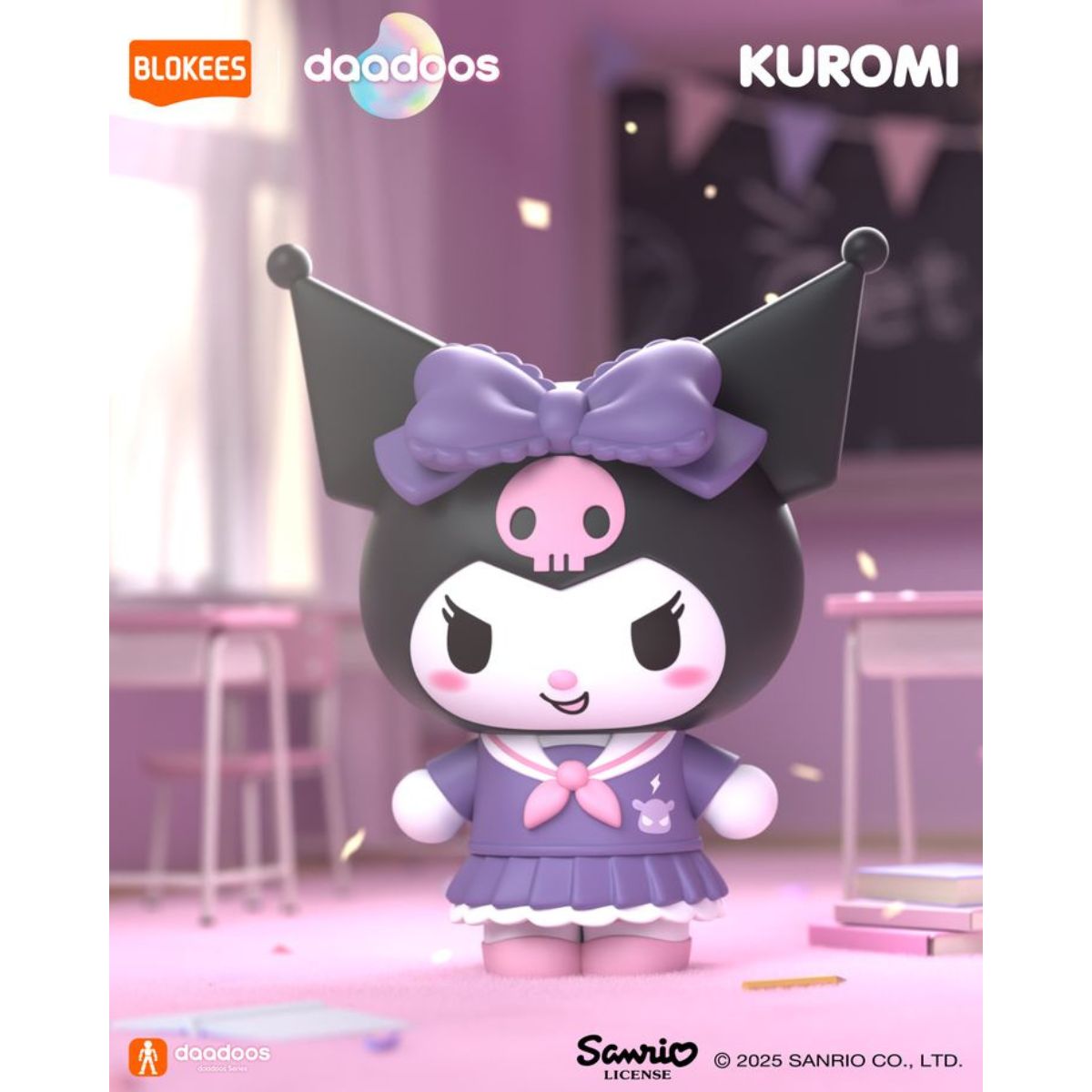 Đồ Chơi Mô Hình Sanrio Dadoos Bộ Sưu Tập Fun Magical Kuromi II BLOKEES 73521 - Giao Hàng Ngẫu Nhiên