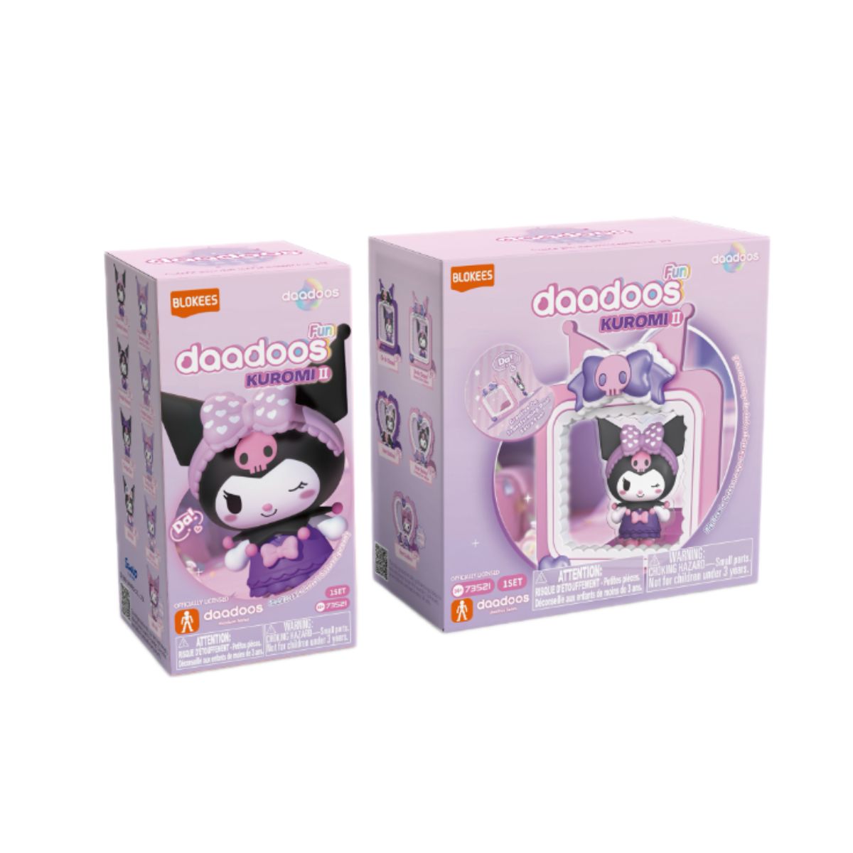 Đồ Chơi Mô Hình Sanrio Dadoos Bộ Sưu Tập Fun Magical Kuromi II BLOKEES 73521 - Giao Hàng Ngẫu Nhiên