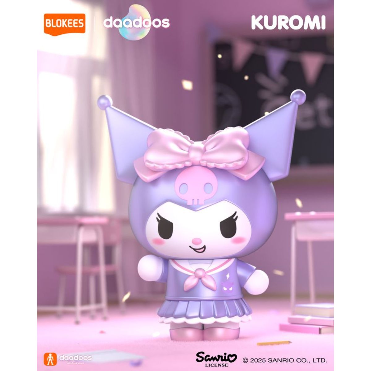 Đồ Chơi Mô Hình Sanrio Dadoos Bộ Sưu Tập Fun Magical Kuromi II BLOKEES 73521 - Giao Hàng Ngẫu Nhiên