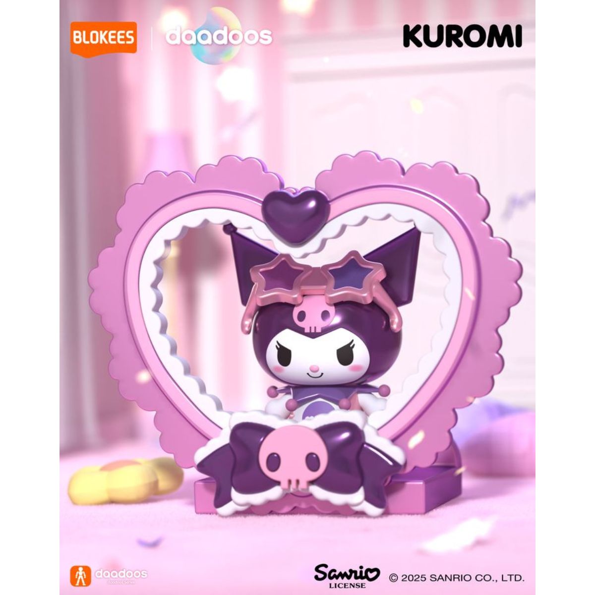 Đồ Chơi Mô Hình Sanrio Dadoos Bộ Sưu Tập Fun Magical Kuromi II BLOKEES 73521 - Giao Hàng Ngẫu Nhiên