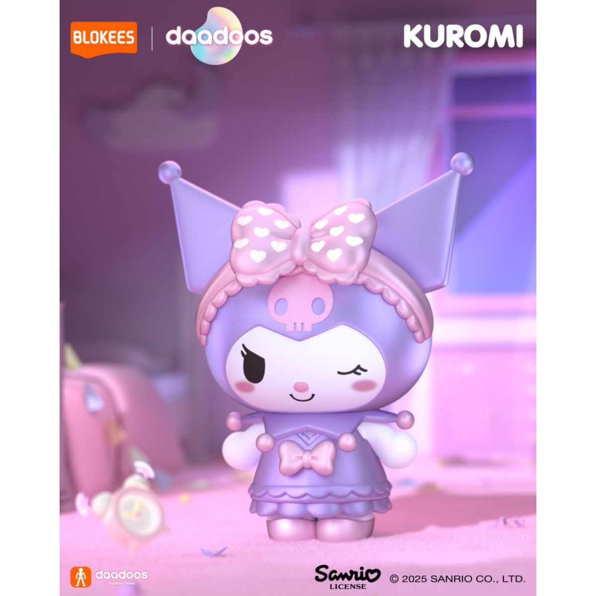 Đồ Chơi Mô Hình Sanrio Dadoos Bộ Sưu Tập Fun Magical Kuromi II BLOKEES 73521 - Giao Hàng Ngẫu Nhiên