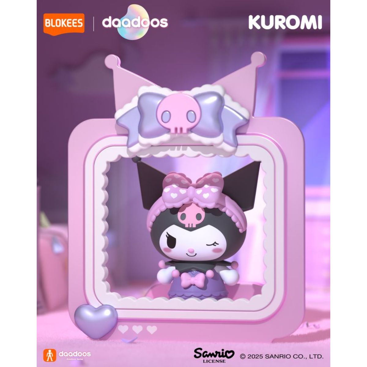Đồ Chơi Mô Hình Sanrio Dadoos Bộ Sưu Tập Fun Magical Kuromi II BLOKEES 73521 - Giao Hàng Ngẫu Nhiên