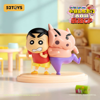 Shinchan & Buriburizaemon – Kasukabe’s Ultimate Duo - Blind Box Mô Hình Art Toy - 52TOYS