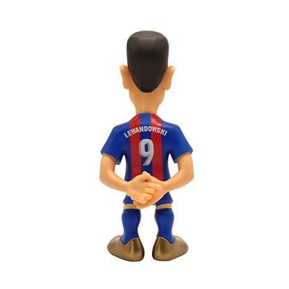 Superstar Footballer Lewandowski Model Toy - FC Barcelona - Mô hình cầu thủ bóng đá - MINIX 12015