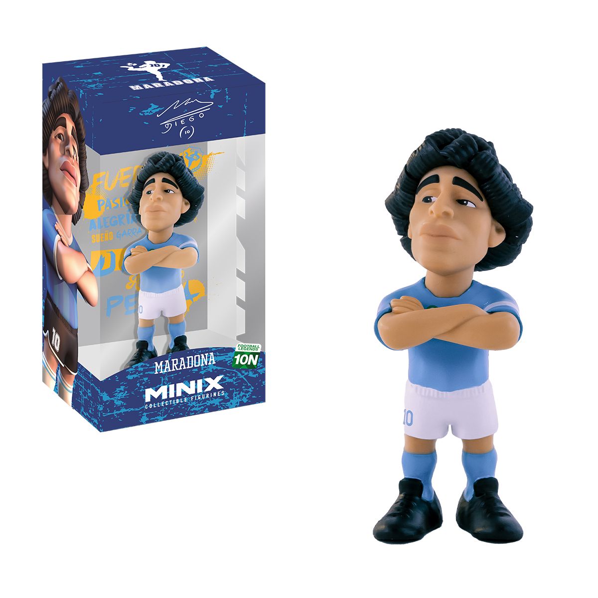 Superstar Soccer Player Maradona Model Toy - Napoli - Mô hình cầu thủ bóng đá - MINIX 13159