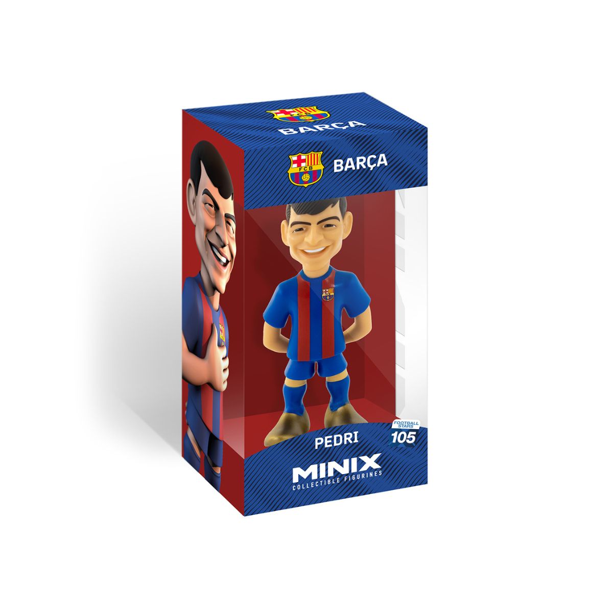 Superstar Soccer Player Pedri Model Toy - Mô hình cầu thủ bóng đá FC Barcelona - MINIX 13074