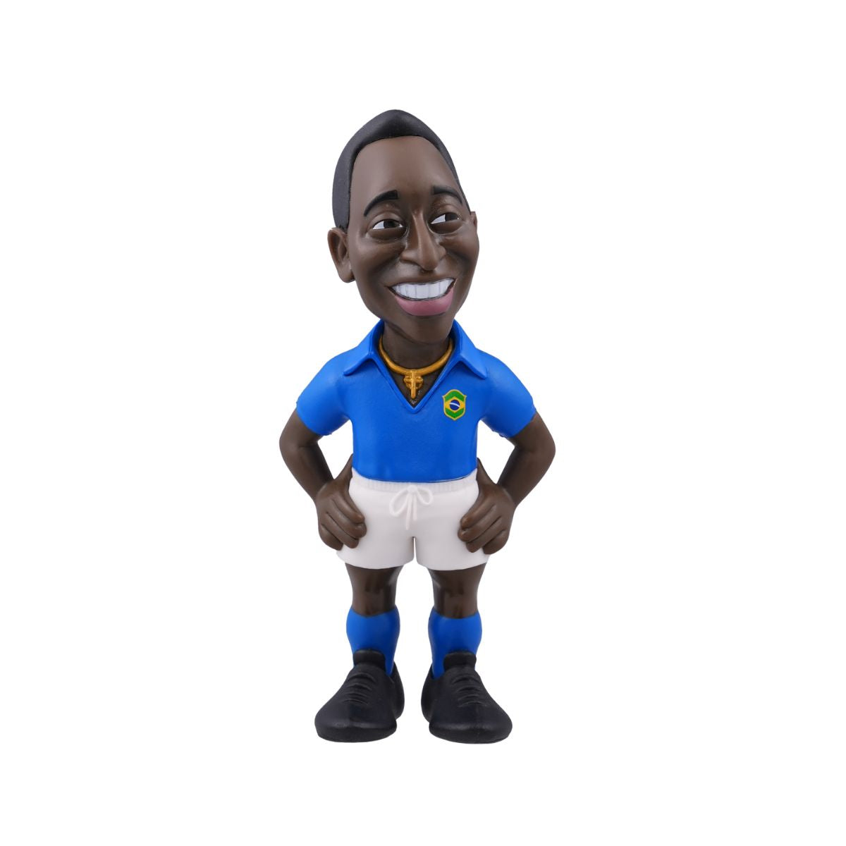 Superstar Soccer Player Pelé Model Toy - Mô hình cầu thủ bóng đá Brazil - MINIX 18086