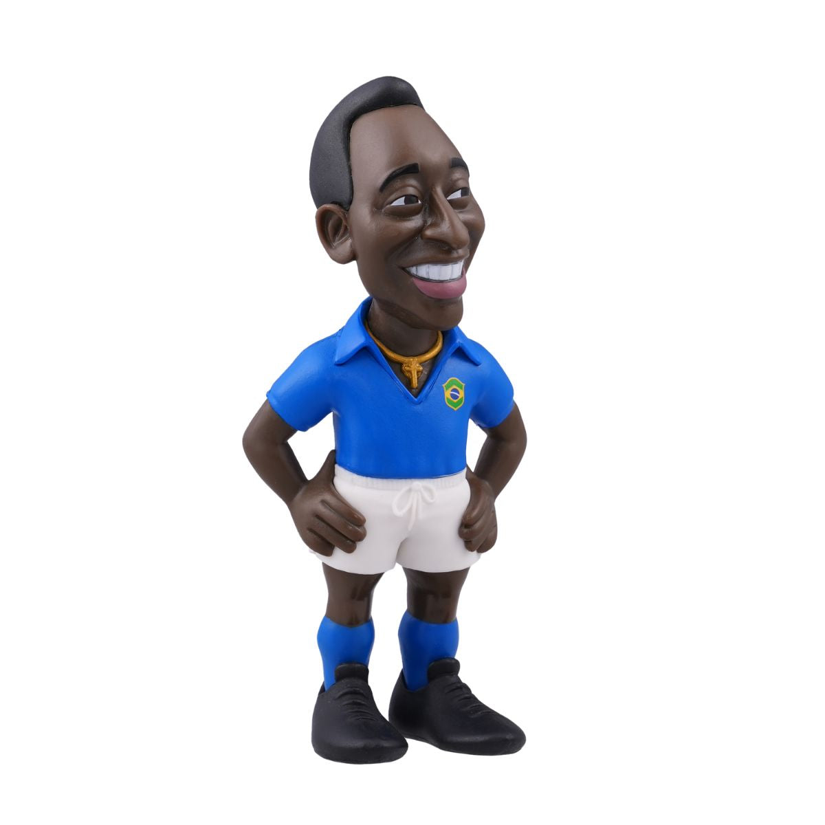 Superstar Soccer Player Pelé Model Toy - Mô hình cầu thủ bóng đá Brazil - MINIX 18086