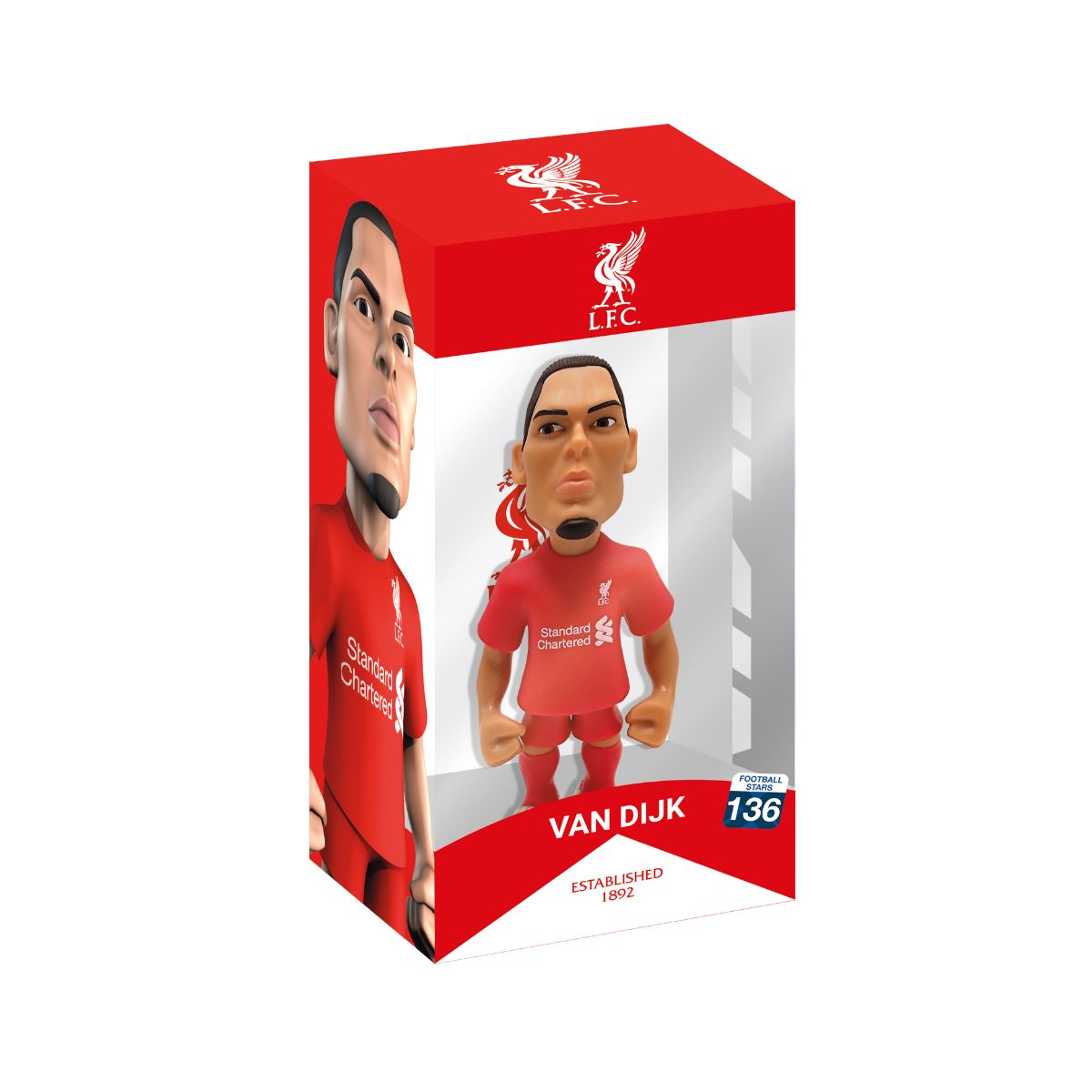 Virgil Van Dijk Model Toy - Mô hình cầu thủ bóng đá Liverpool - MINIX 11285