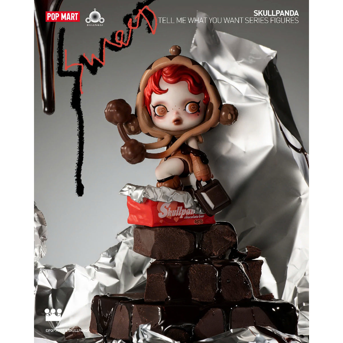 Skullpanda Tell Me What You Want Series Figures - Mô hình Blind Box Art Toy - POP MART