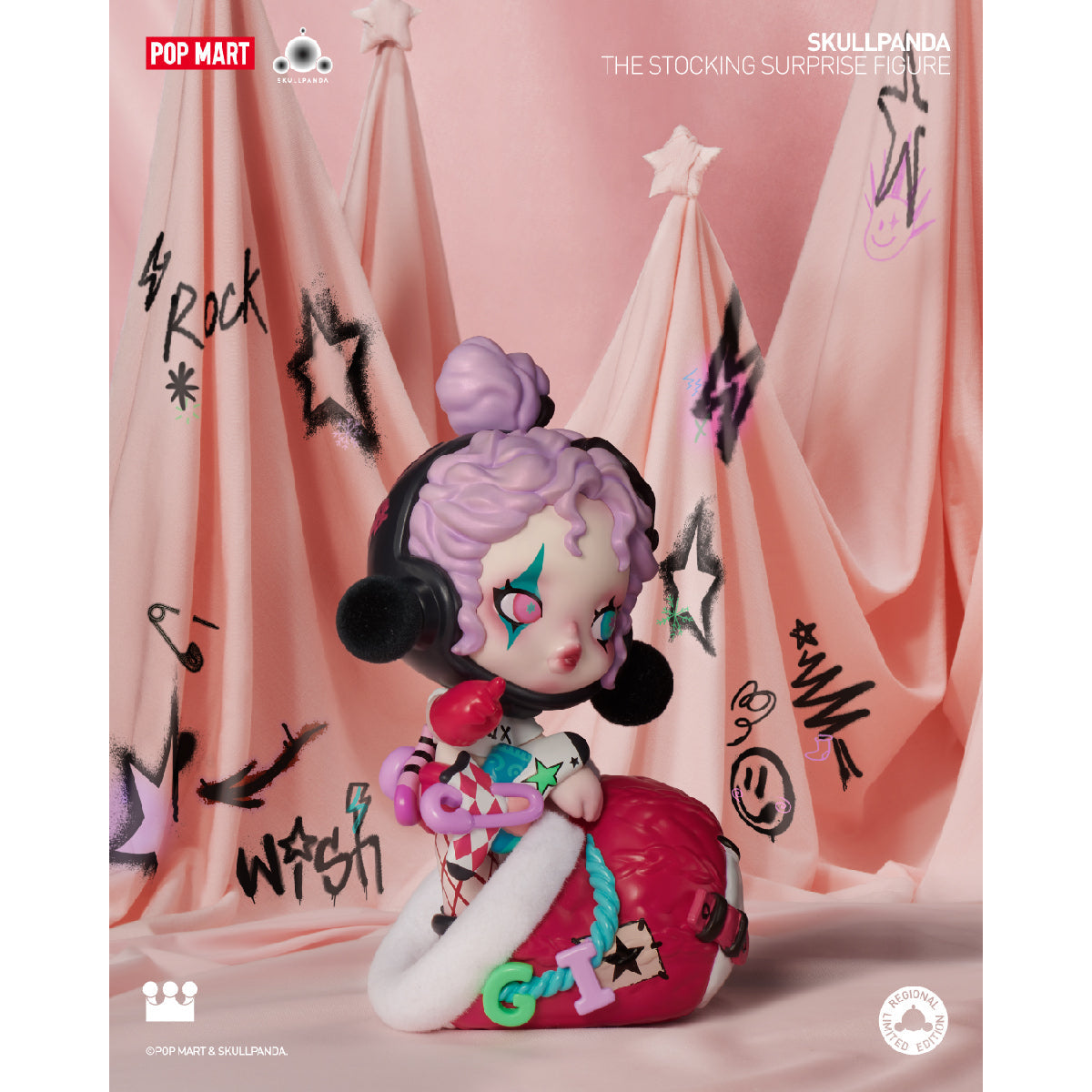 Skullpanda The Stocking Surprise Figure - Mô hình Blind Box Giáng sinh - POP MART