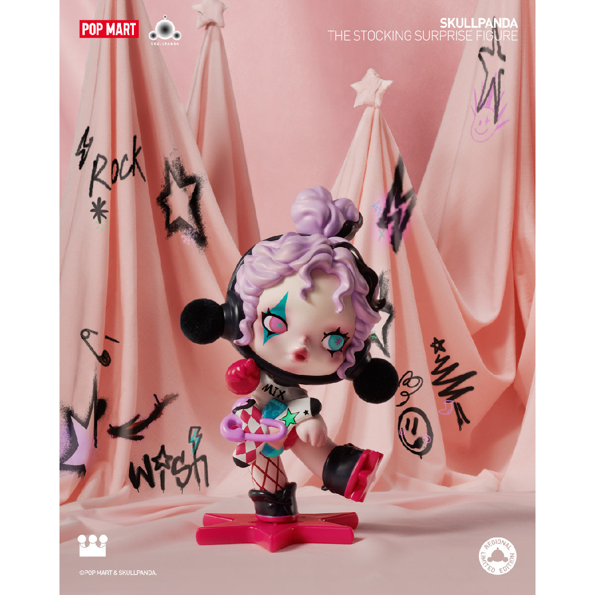 Skullpanda The Stocking Surprise Figure - Mô hình Blind Box Giáng sinh - POP MART
