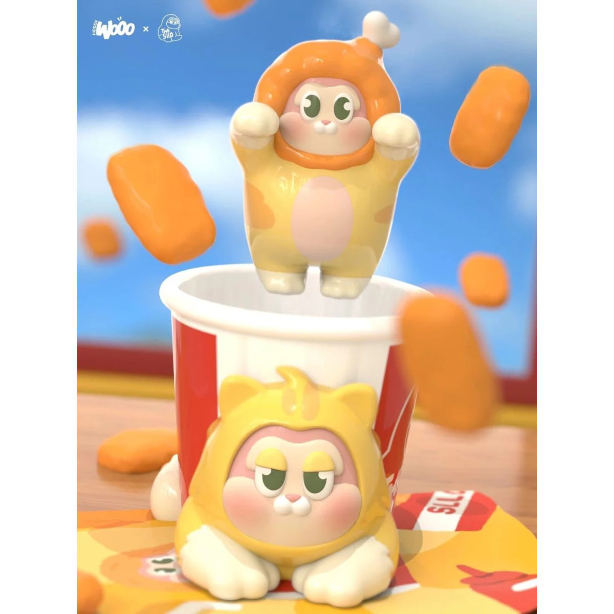 SLLO Hide and Seek Cat Series - Mô hình Blind Box Mèo Trốn Tìm - OTHER ART TOYS