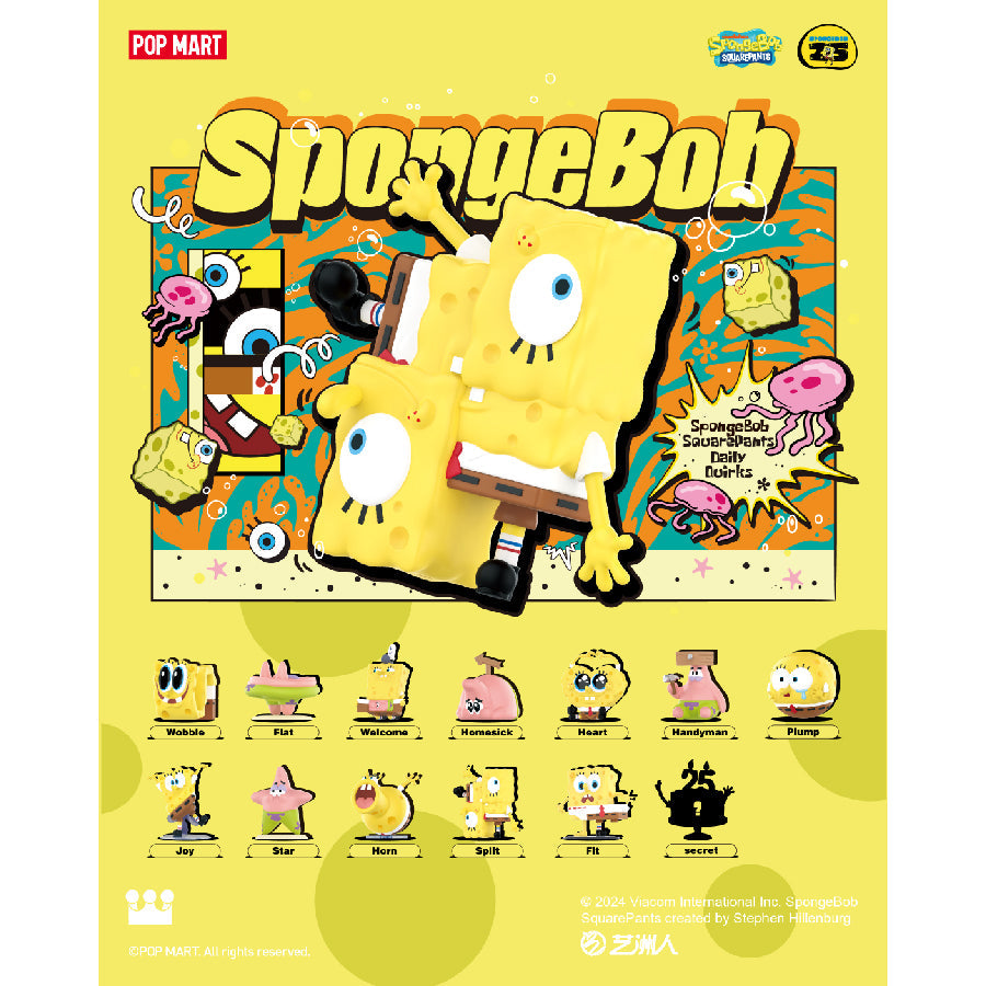 SpongeBob SquarePants Daily Quirks - Mô hình Blind Box - POP MART