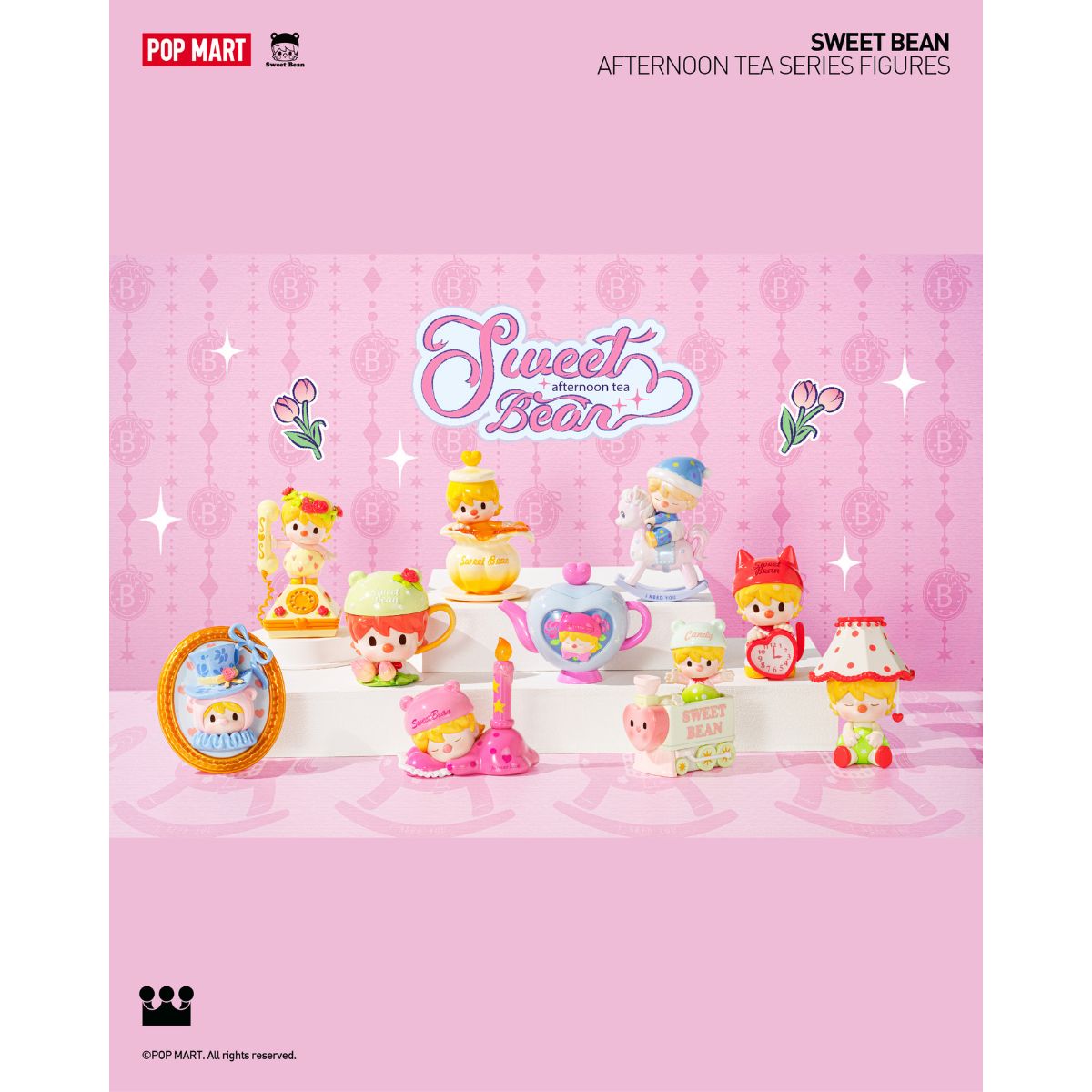 Sweet Bean Afternoon Tea Model - Mô hình Blind Box Art Toys - POP MART