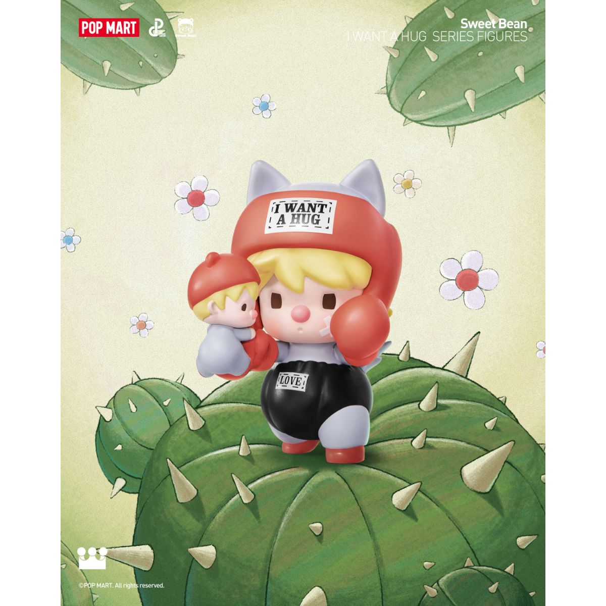 Sweet Bean I Want A Hug Series Figures - Mô hình Blind Box - POP MART