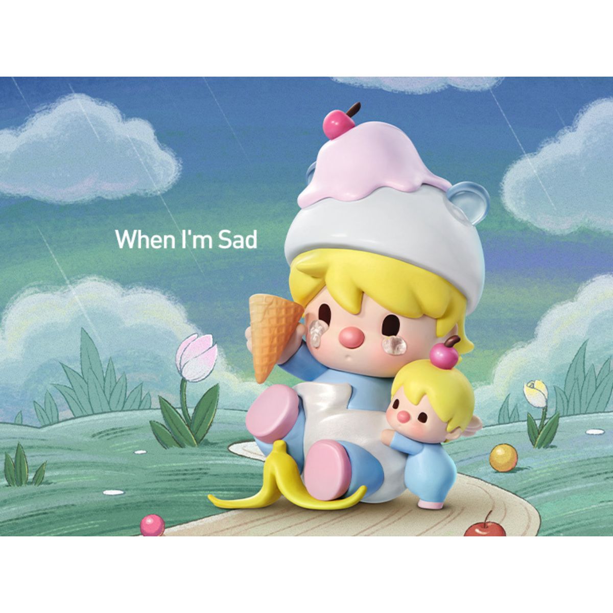 Sweet Bean I Want A Hug Series Figures - Mô hình Blind Box - POP MART