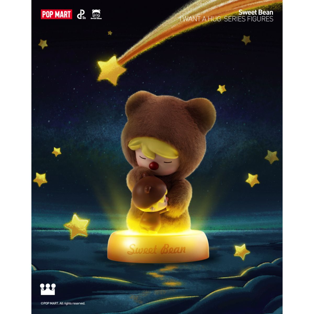 Sweet Bean I Want A Hug Series Figures - Mô hình Blind Box - POP MART