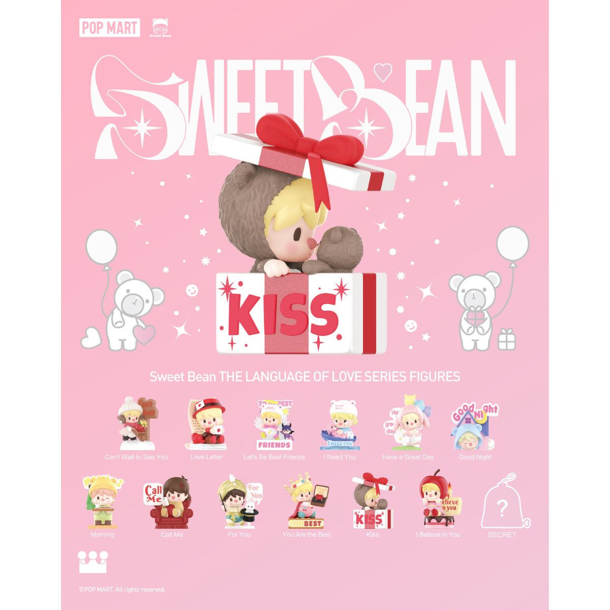 Sweet Bean The Language Of Love Series Figures - Mô hình Blind Box - POP MART