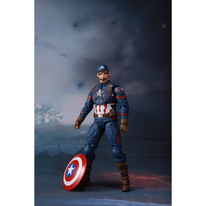 Captain America Combat Model - Mô hình siêu anh hùng tác chiến - ZD Toys 1911-01
