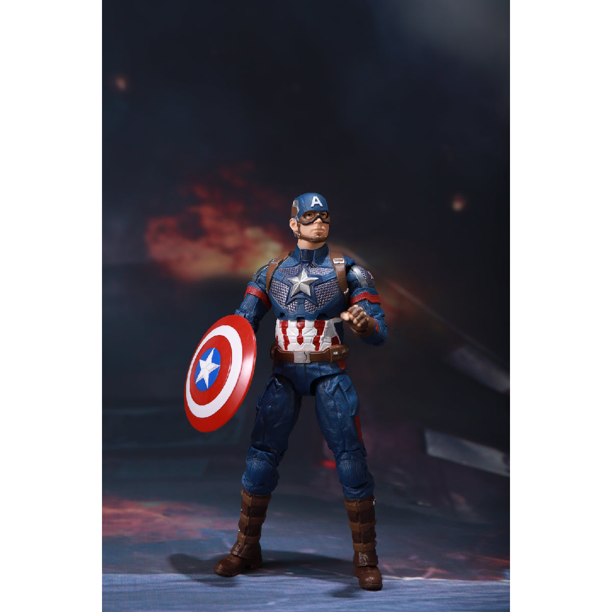Captain America Combat Model - Mô hình siêu anh hùng tác chiến - ZD Toys 1911-01