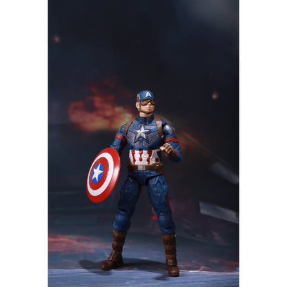 Captain America Combat Model - Mô hình siêu anh hùng tác chiến - ZD Toys 1911-01
