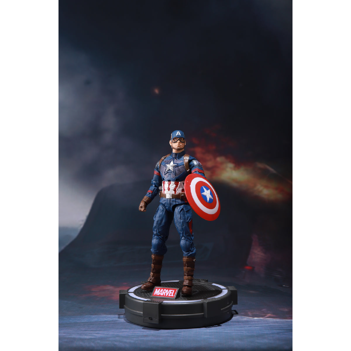 Captain America Combat Model - Mô hình siêu anh hùng tác chiến - ZD Toys 1911-01