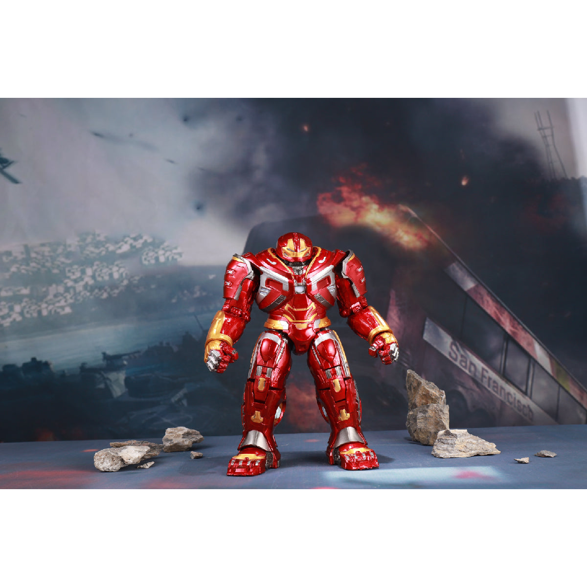 Hulkbuster Battle Figure ZD TOYS 1806-01 - Mô hình nhân vật Marvel chính hãng