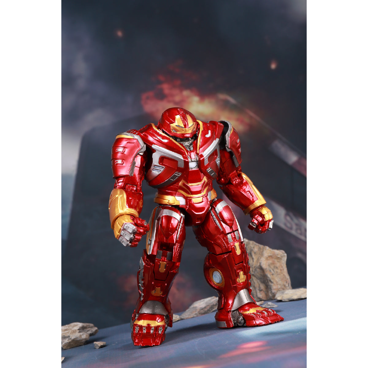 Hulkbuster Battle Figure ZD TOYS 1806-01 - Mô hình nhân vật Marvel chính hãng