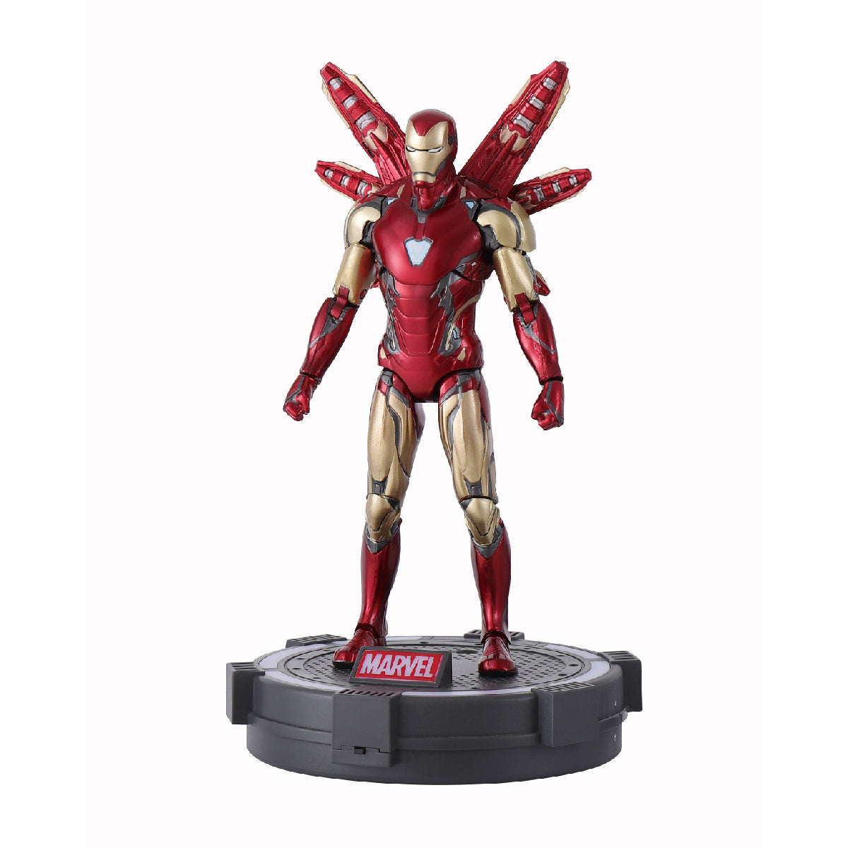 Iron Man MK85 Combat Model with Integrated Light Platform - Mô hình Action Figure tích hợp bệ ánh sáng - ZD TOYS 1606-18