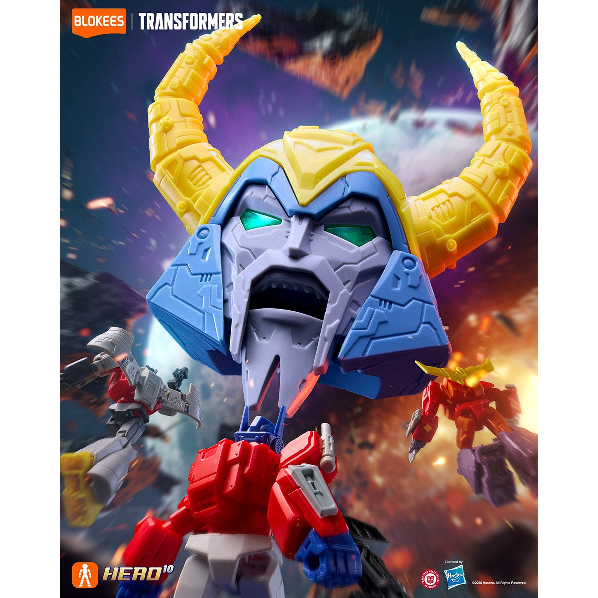 Đồ Chơi Mô Hình Transformers Bộ Sưu Tập Ngẫu Nhiên GV08 - One Shall Fall BLOKEES 71108