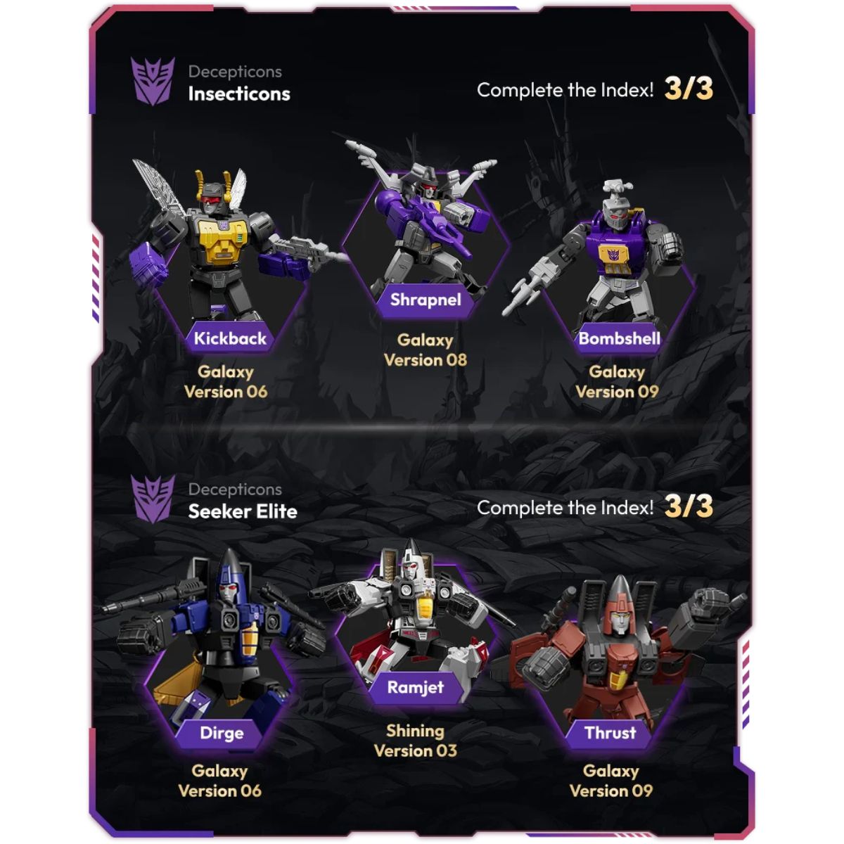 Đồ Chơi Mô Hình Transformers Bộ Sưu Tập Ngẫu Nhiên GV09 - Darkest Hour BLOKEES 71109