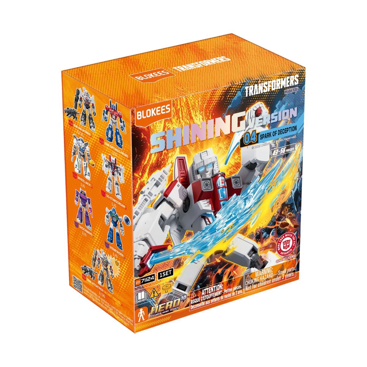 Đồ Chơi Mô Hình Transformers Bộ Sưu Tập Ngẫu Nhiên SV04 - Spark of Deception BLOKEES 71124