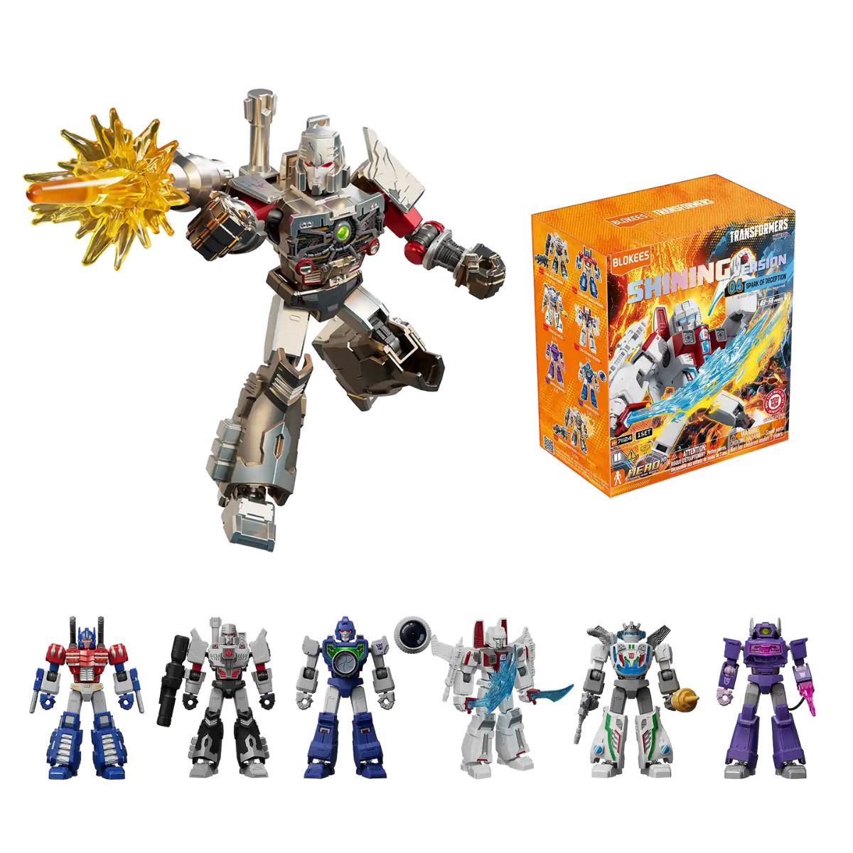 Đồ Chơi Mô Hình Transformers Bộ Sưu Tập Ngẫu Nhiên SV04 - Spark of Deception BLOKEES 71124