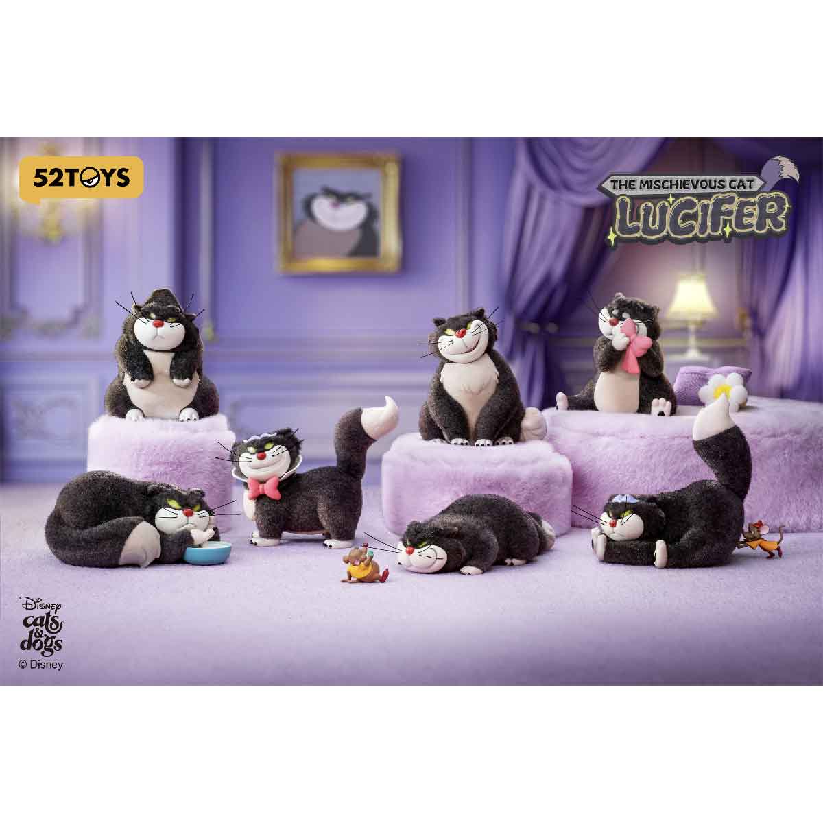 The Mischievous Cat Lucifer Figure - Mô hình Blind Box Mèo Lucifer - 52TOYS