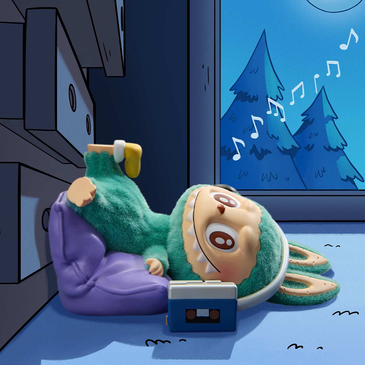 THE MONSTERS 1:00 AM Series Figures - Mô hình Blind Box Labubu - POP MART