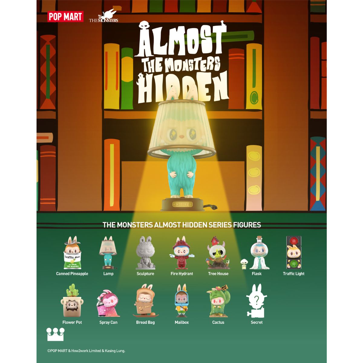 THE MONSTERS Almost Hidden - Mô hình Blind Box Art Toy - POP MART 6941848273819