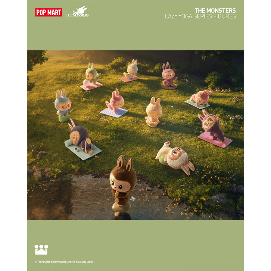 THE MONSTERS Lazy Yoga Series Figures - Mô hình Blind Box Labubu - POP MART