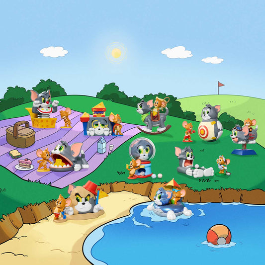 Đồ Chơi Mô Hình Tom And Jerry: Funfair Series Figures POP MART 6941313044913