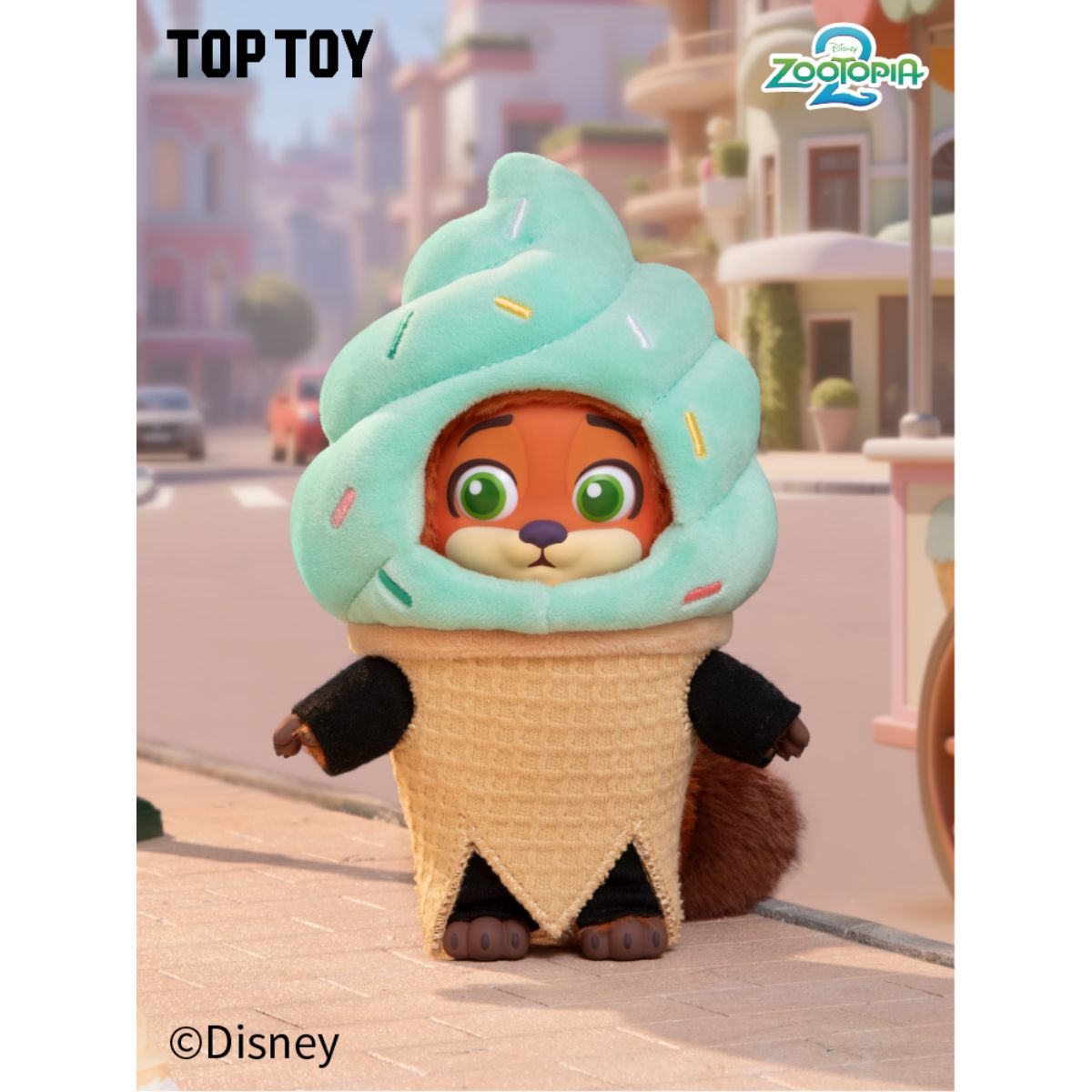 Đồ Chơi Mô Hình Zootopia 2 Nick & Judy Best Undercover Vinyl Plush TOP TOY 2304097110108