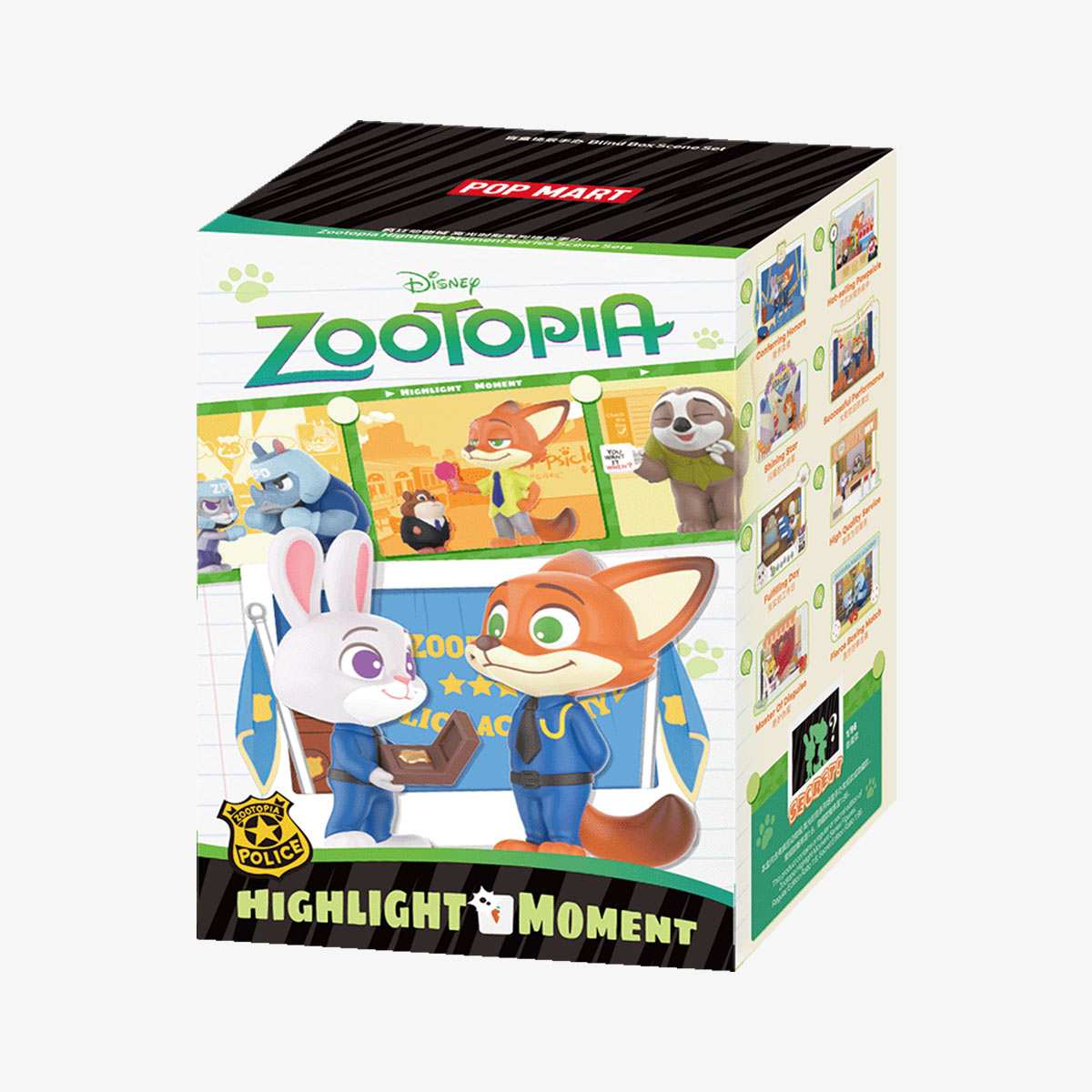 Zootopia Highlight Moment Series Scene Sets - Mô hình Blind Box - POP MART